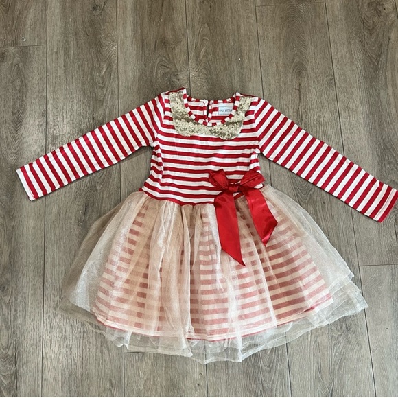 Original Only Little Once Christmas Dress Sz 6 - Picture 5 of 6